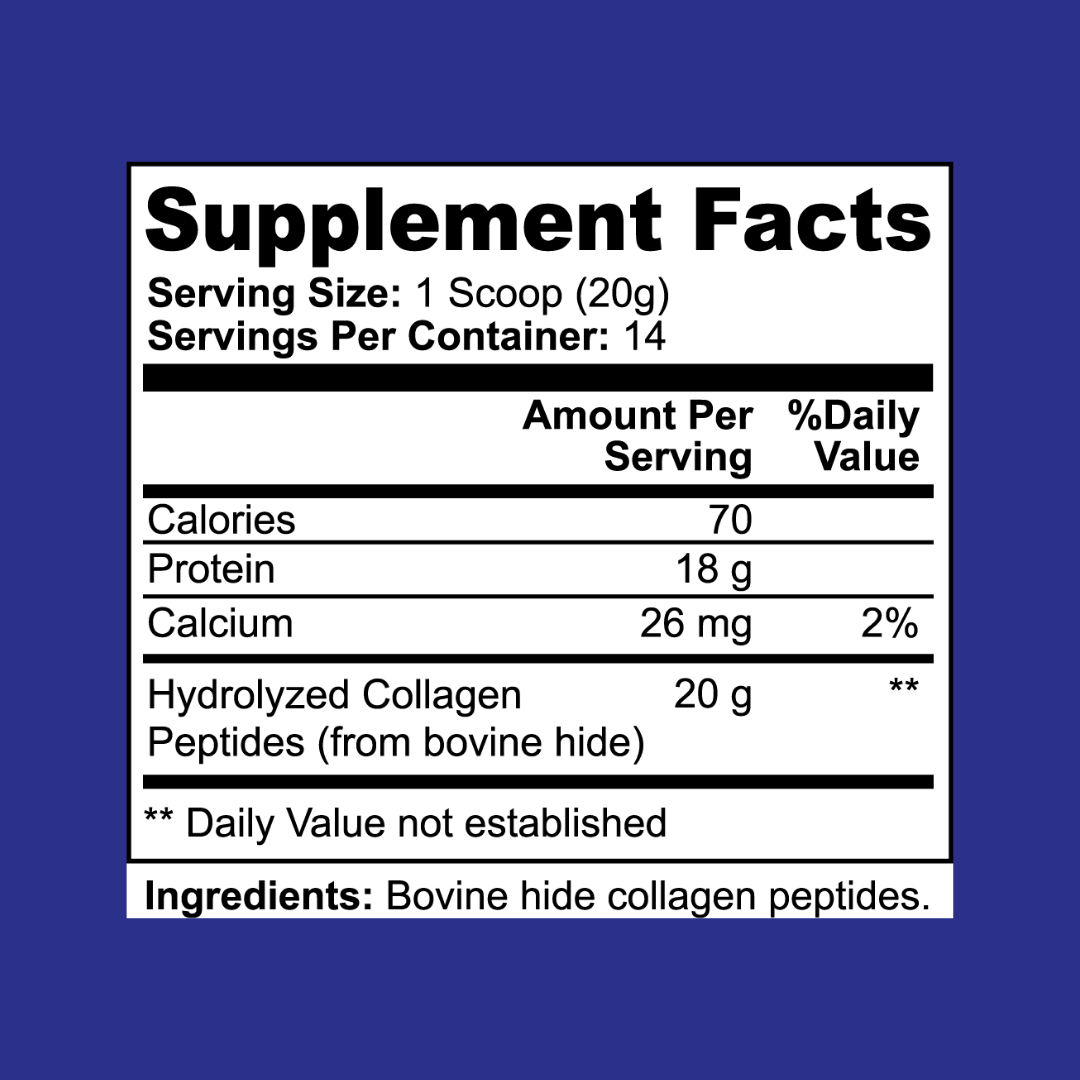 Grass-Fed Hydrolyzed Collagen Peptides